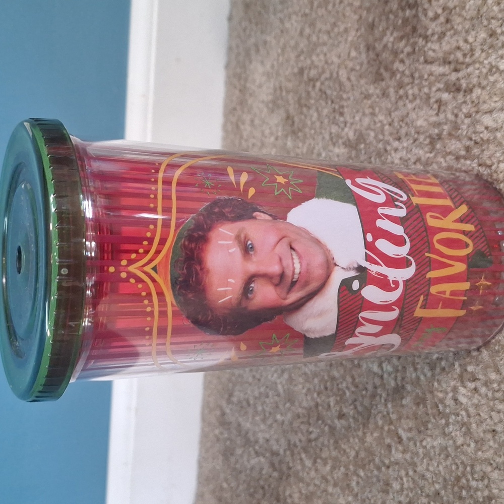 Elf Movie Tumbler with Lid 20oz.